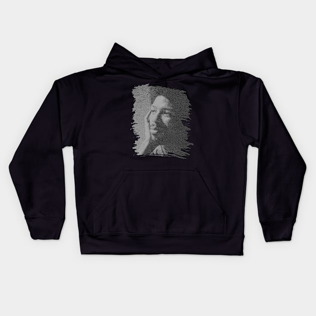 gil scott heron // retro poster Kids Hoodie by Degiab